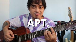 APT guitar chords tutorial | ROSÉ & Bruno Mars