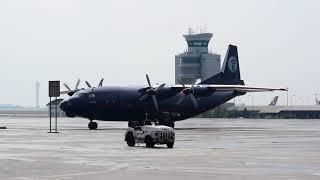 (4K) Antonov AN-12BP arrival at Kuala Lumpur International Airport Malaysia 20/3/2021