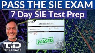 How to pass the SIE Exam on your First Try - 7 Day SIE Test Prep