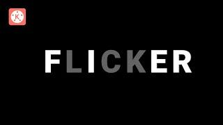 Flicker text effect in Kinemaster | kinemaster tutorial | 2020