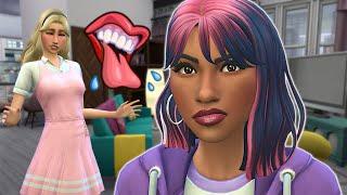 I made my sim have her worst enemy as a roommate// Sims 4 roommates experiment