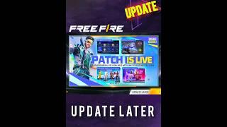 OB40 UPDATE COMMING FROM FREE FIRE  NEW UPDATE #freefire #shorts