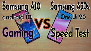 Samsung A10 vs A30s with android 10 updates - Speed Test Review