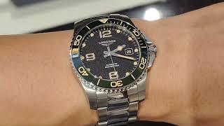 Longines HYDROCONQUEST L3.781.4.05.6 New Green color