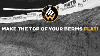 Make The Top Of Your Berms Flat! | MXB Track Making Tutorial