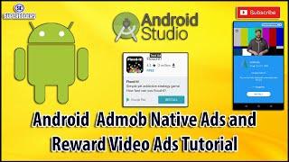 Admob Native Ads Advanced Example Android Tutorial | Android Reward Ads Example Tutorial | Admob Ads