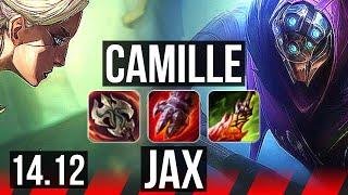 CAMILLE vs JAX (TOP) | 75% winrate, 7 solo kills, 41k DMG | EUNE Master | 14.12