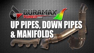 UP PIPES, DOWN PIPE & MANIFOLDS by Duramaxtuner.COM