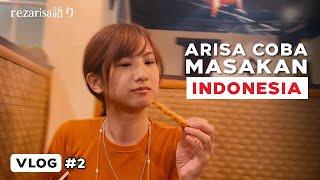 Reaksi Istri Jepang makan masakan indonesia ! #Vlog2