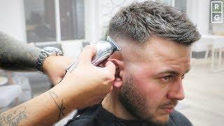 Short Choppy Haircut | Mens Textured Fade Haircut For Short Hair