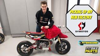 Picking Up My New Factory 2022 Symoto Pit Bike ! #pitbike #minibike #supermoto