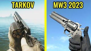 Escape from Tarkov vs COD MW3 2023  - Weapons Comparison