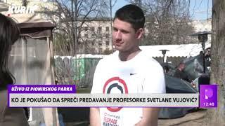 Retardirani placeni "student" Milos Pavlovic intervjuisan dok je high na drogi od snsa.