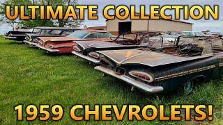 ULTIMATE Collection of 1959 Chevrolets! Rare Chevys! + 1964 Impala FIRST DRIVE in 35+ Years!