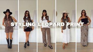 6 SUMMER OUTFITS STYLING LEOPARD PRINT | jessmsheppard