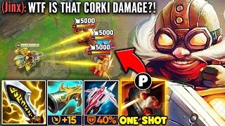 Corki but I have so much armor pen that I deal 115% TRUE damage (ONE SHOT AUTOS)