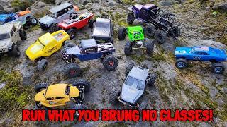 24TH SCALE RC CRAWLER KASH COMPETITION PUT ON BY GU OFFROAD.  FIRST ROUND HIGHLIGHTS