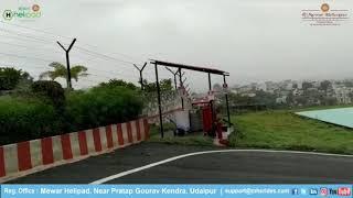 Udaipur Monsoon At it's Best | Helipad | Heliport | Monsoon | India | Udaipur | Mewar Helicopters!!