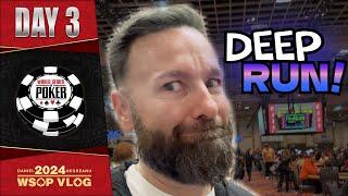 RUNNING DEEP in a BIG ONE! - Daniel Negreanu 2024 WSOP VLOG Day 3