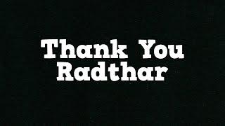 Thank you Radthar