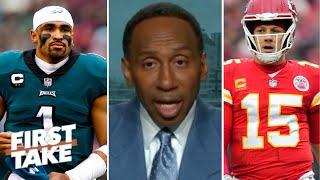 FIRST TAKE | Stephen A. explains why QB Jalen Hurts has best chance to win Super Bowl in Mahomes era