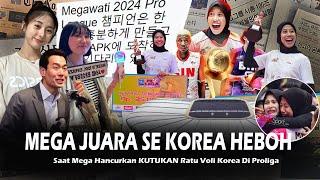 DIREMEHKAN RATU RUNNER UP !! Megawati Hancurkan Kutukan Jadi Juara Proliga Se KOREA HEBOH