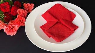 How to fold a Simple Napkin