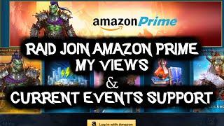 RAID: Shadow Legends | Plarium team up with Amazon Prime & How to maximise currents events in game!