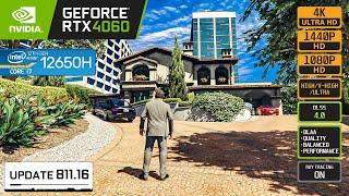 GTA 5 ENHANCED - RTX 4060 - i7 12650H - GIGABYTE G5 KF5 (LAPTOP)