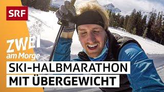 Langlauf-Halbmarathon ohne Training – geht das? | SRF Zwei am Morge