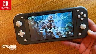 Crysis Remastered Nintendo Switch Lite Gameplay