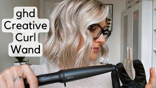 Beachy Waves for Short Hair and GHD Creative Curl Wand Review | Cristina Maria