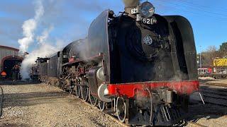 SteamRanger Railfest 2024 - Triple Steam to Bugle Ranges! - Rx224, Rx207, 621 - 26/5/24