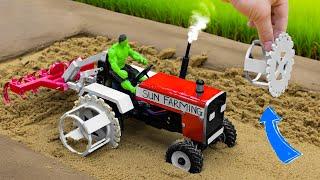 DIY tractor especially plough machine science project | DIY effective Agricultural Machinery