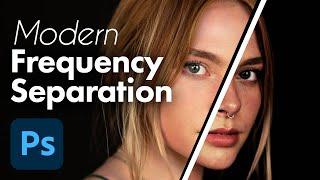 Face Retouching & Frequency Separation | No plugins needed