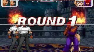 MUGEN: 2 Chuck Norris vs Ayu Tukimiya & Rare Akuma