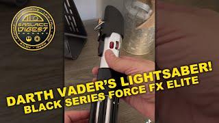 YOU DON'T KNOW THE POWER OF THE DARK SIDE! Darth Vader Black Series Force FX Elite Lightsaber.