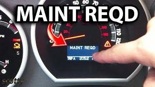 Maintenance Required Light On in Your Car - What it Means and how to Reset It