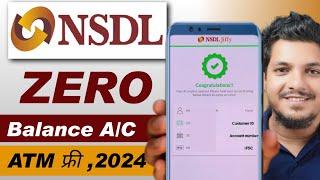 NSDL Payment Bank Account Opening Online 2024 NSDL Bank Account Opening NSDL Payment Bank 2024 \25