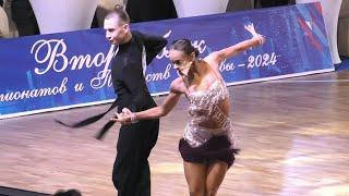 Cha-cha-cha = Ivan Khriashchev & Aleksandra Minenkova = Moscow Championship 2024 Amateur Adult Latin