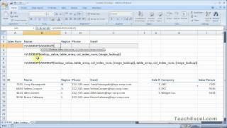 Double Vlookup in Excel - Use Multiple Vlookups Together - Nested Vlookups