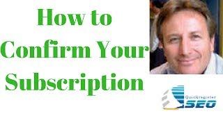 How to Confirm Your Subscription to Coolmarketingsoftware.com