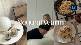 Neutral Warm Preset Lightroom Free Download | Instagram Feed Ideas
