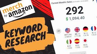 Merch By Amazon Keyword Research