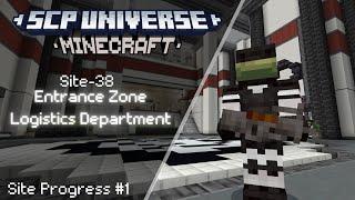 SCP Foundation Entrance Zone Minecraft Bedrock map | SITE-38 Progress #1