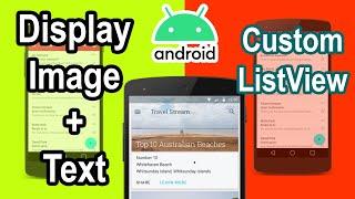 How to Create Custom ListView with Image and Text in Android Studio