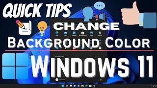 How to change background color windows 11 | Change color on windows 11 | eTechniz.com 