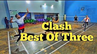 "Badminton Best of Three | Intense Rally & Epic Smash Battle!"#BadmintonBestOfThree #EpicRallies#fy