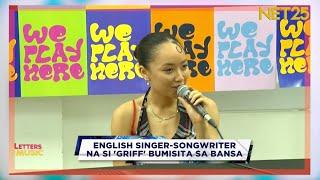 English singer-songwriter na si "Griff" bumisita sa bansa