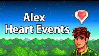Stardew Valley - Alex - All Heart Events